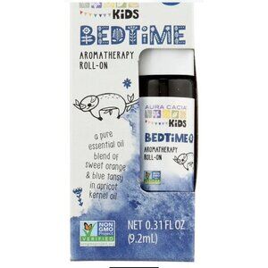 Aura Cacia Kids Aromatherapy Roll On Bedtime 0.31 Oz Orange Blue Tansy